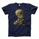 Van Gogh Skull of a Skeleton with Burning Cigarette 1886 T-Shirt