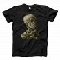 Van Gogh Skull of a Skeleton with Burning Cigarette 1886 T-Shirt