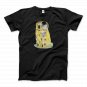 Gustav Klimt The Kiss (or The Lovers), 1908 Artwork T-Shirt
