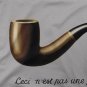 Rene Magritte This Is Not A Pipe, 1929 Artwork T-Shirt