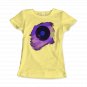 Vinyl Record Made of Paint Scattered in Purple Tones T-Shirt