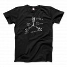 Flux Capacitor Sketch from Back to the Future Artwork T-Shirt