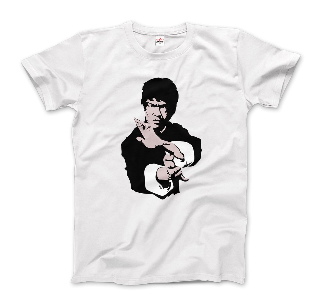 Bruce Lee Doing his Famous Kung Fu Pose Artwork T-Shirt