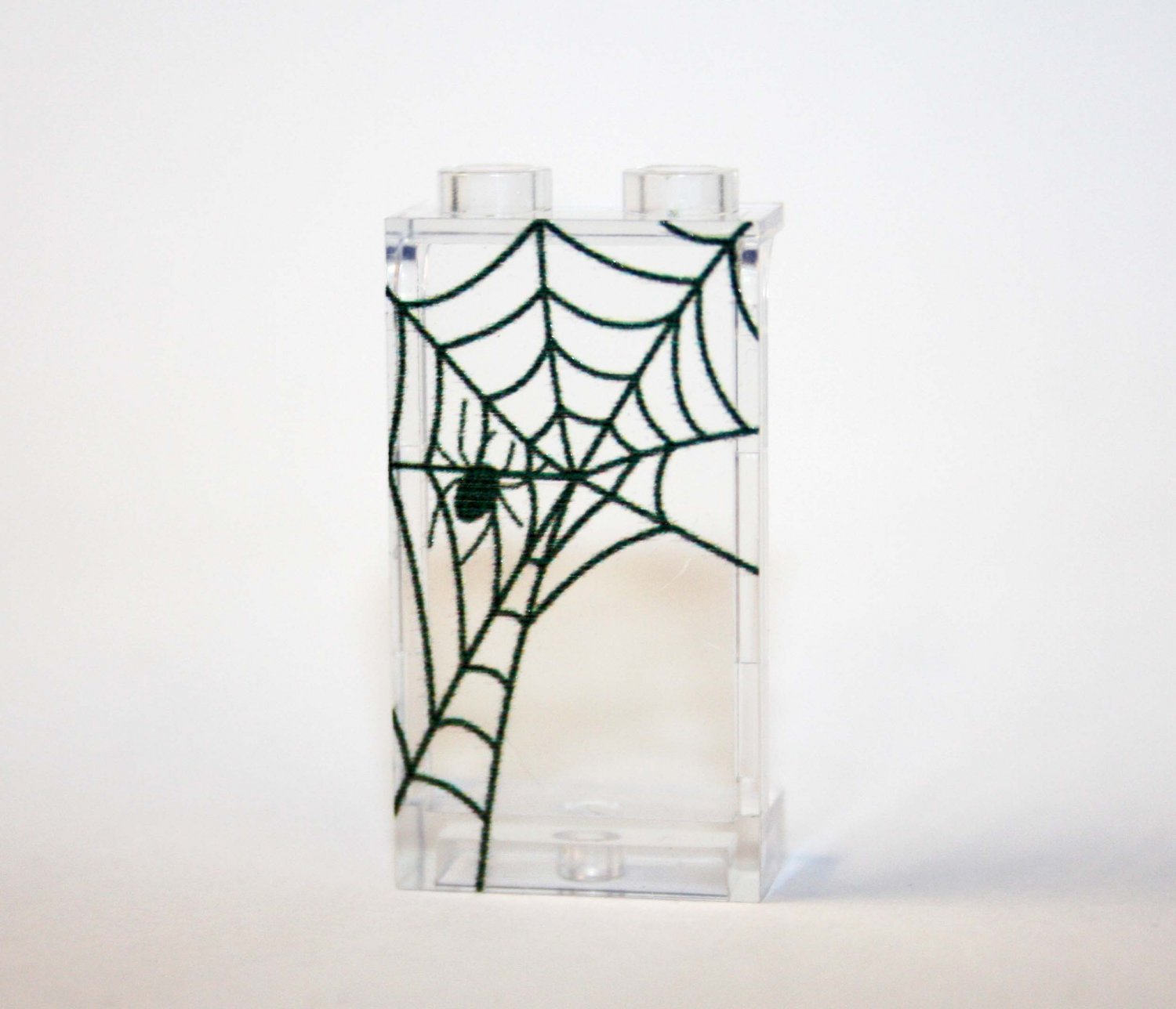 Long Window with Spider  print DIY Construction piece for minifigur
