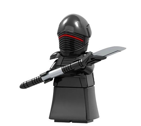 The Last Jedi Space Black Royal Guard Luke Skywalker PG819 Custom Minifigure Bricks Semut Toys
