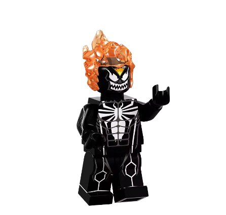 Venom Panther Spiderman Steel Lux Captain PG1639 Custom Bricks Semut Toys Minifigure Collection
