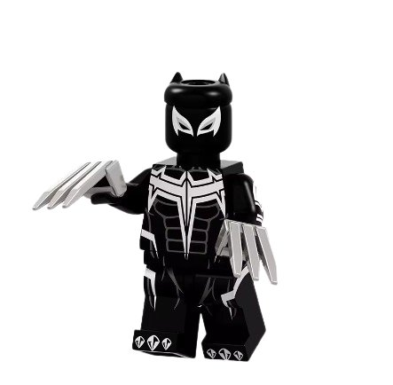Venom Panther Spiderman Steel Lux Captain PG1641 Custom Bricks Semut Toys Minifigure Collection