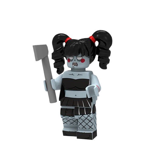 Halloween Series Pierce Model Alice Little Witch PG1681 Bricks Semut Toys Minifigure Collection
