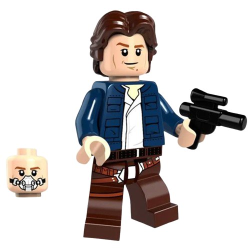 Star War Leia Han Solo Luke Skywalker Mini Doll PG759 Semut Toys Minifigure Collection