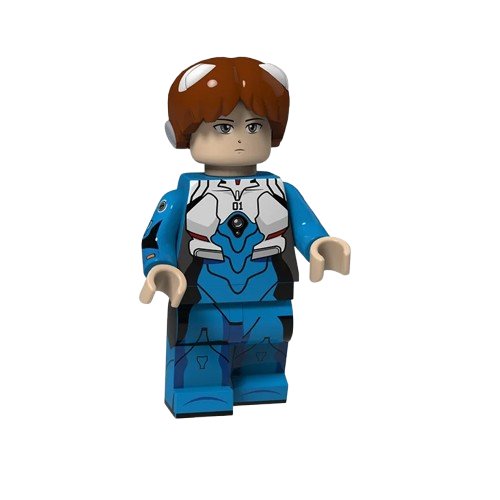 Cartoon Movie EVA Neon Genesis Evangelion Asuka PG1434 Semut Toys Minifigure Collection
