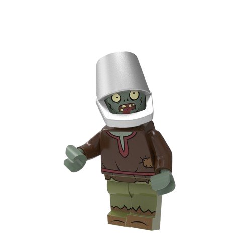 Plants VS. Zombies Building Blocks Game Figure Farmer Iron PG1789 Semut Toys Minifigure Collection