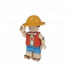 Building Blocks One Piece Luffy Zoro Chopper Shanks Vinsmoke PG2081 Semut Toys Minifigure Collection