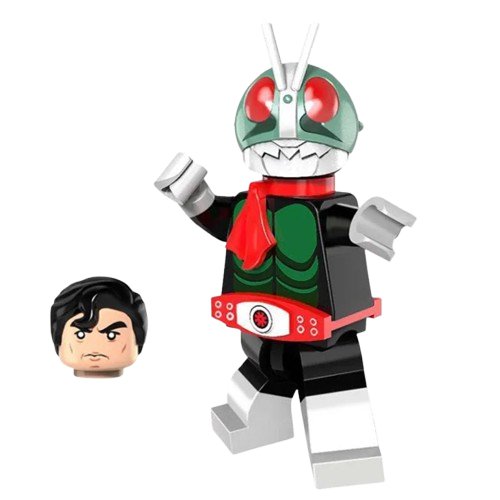 Super Heroes Shocker Soldier Kamen Masked Rider Set No.2 V3 PG1171 Semut Toys Minifigure Collection