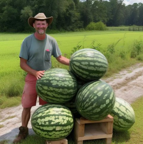 12 Florida Giant Watermelon Seeds  Heirloom  Non Gmo  Organic  Rare Buy Seeds Online