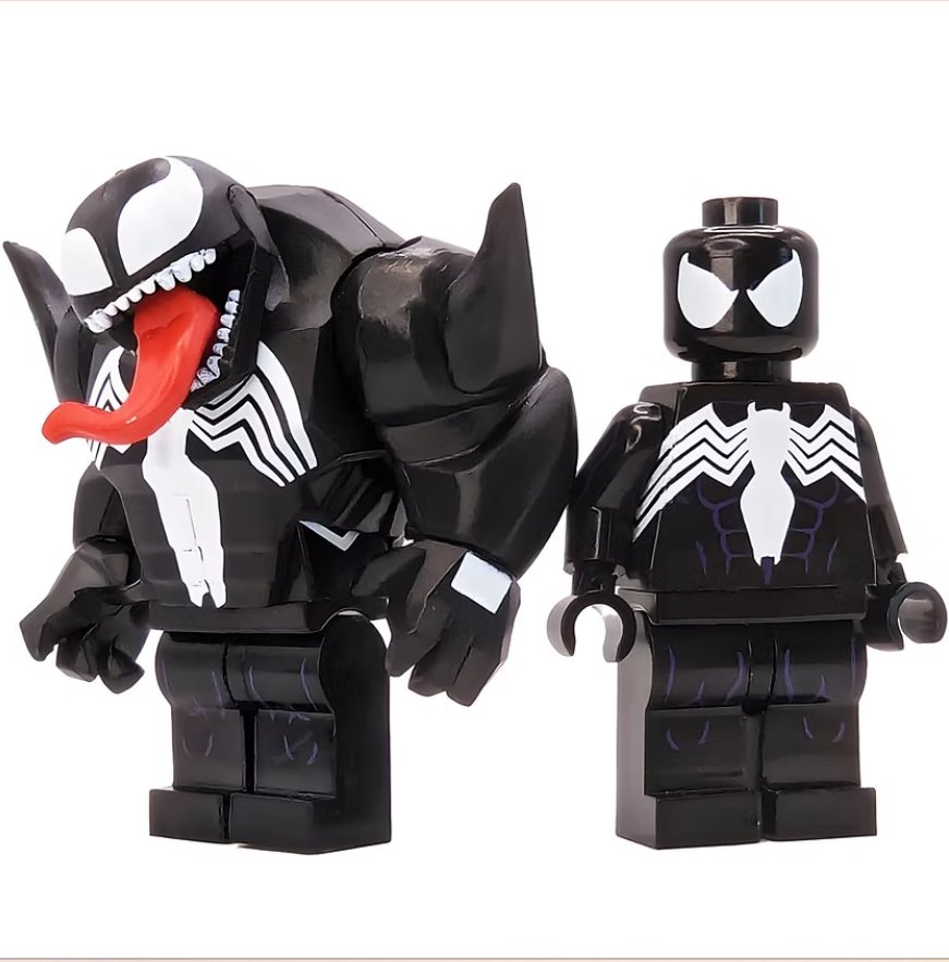 Comic Venom & Symbiote Spider-Man 2-in-1 Semut Toys Minifigure Collection
