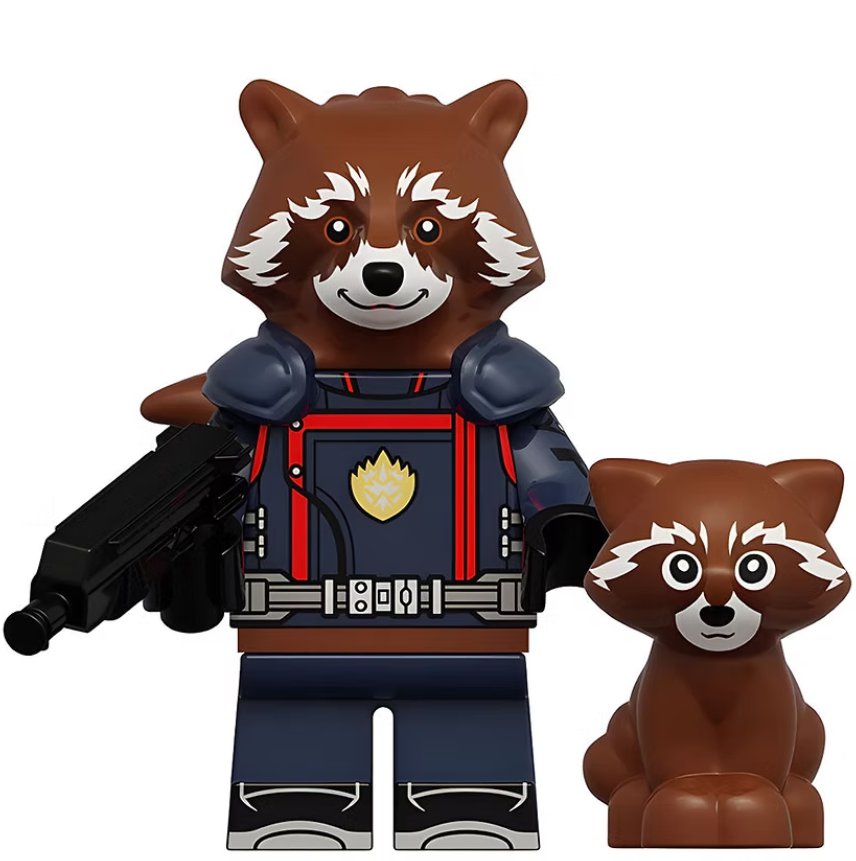 Rocket Raccoon Minifigure Semut Toys Minifigure Collection