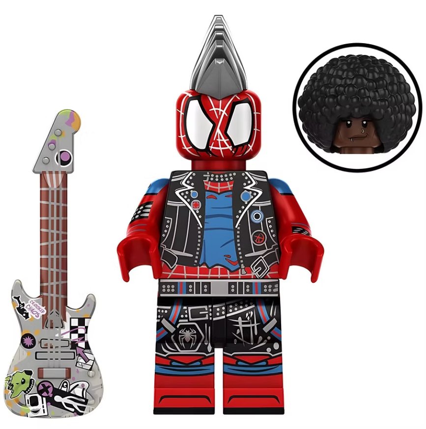 Spider-Punk Minifigure Semut Toys Minifigure Collection