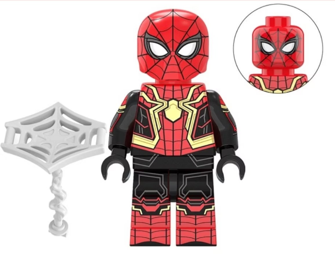 Stark Suit Spider-Man Minifigure Semut Toys Minifigure Collection