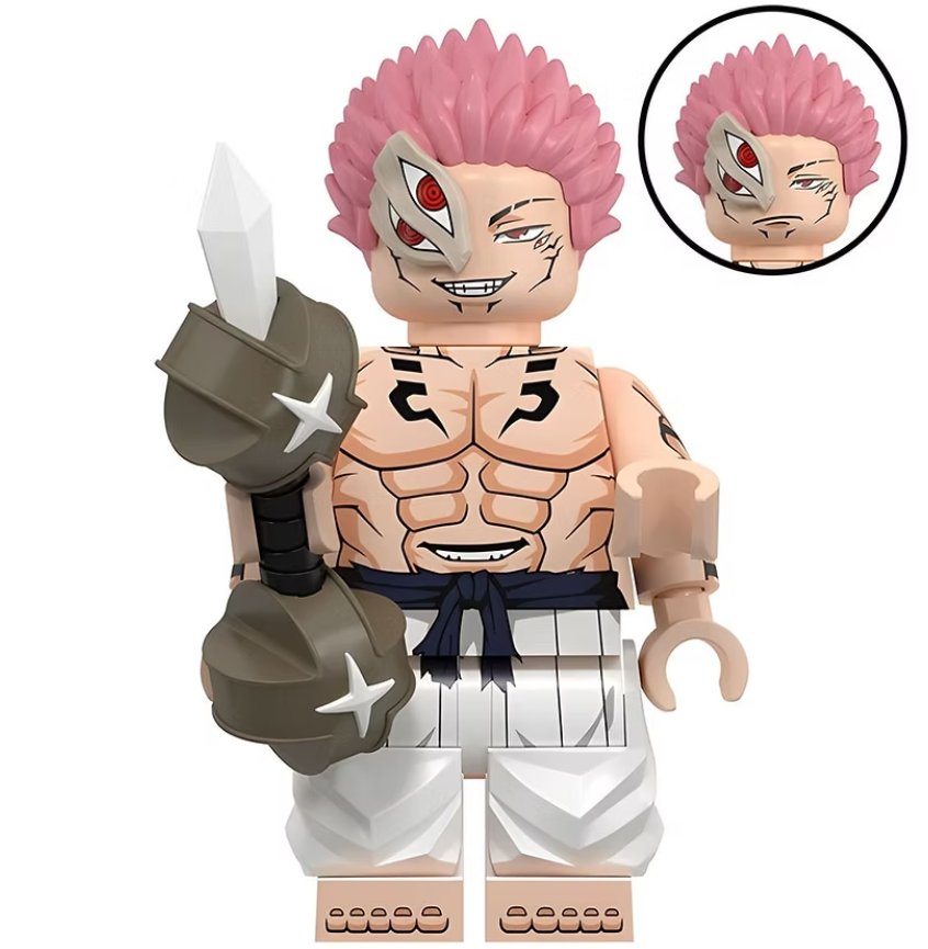 Ryomen Sukuna Minifigure Semut Toys Minifigure Collection