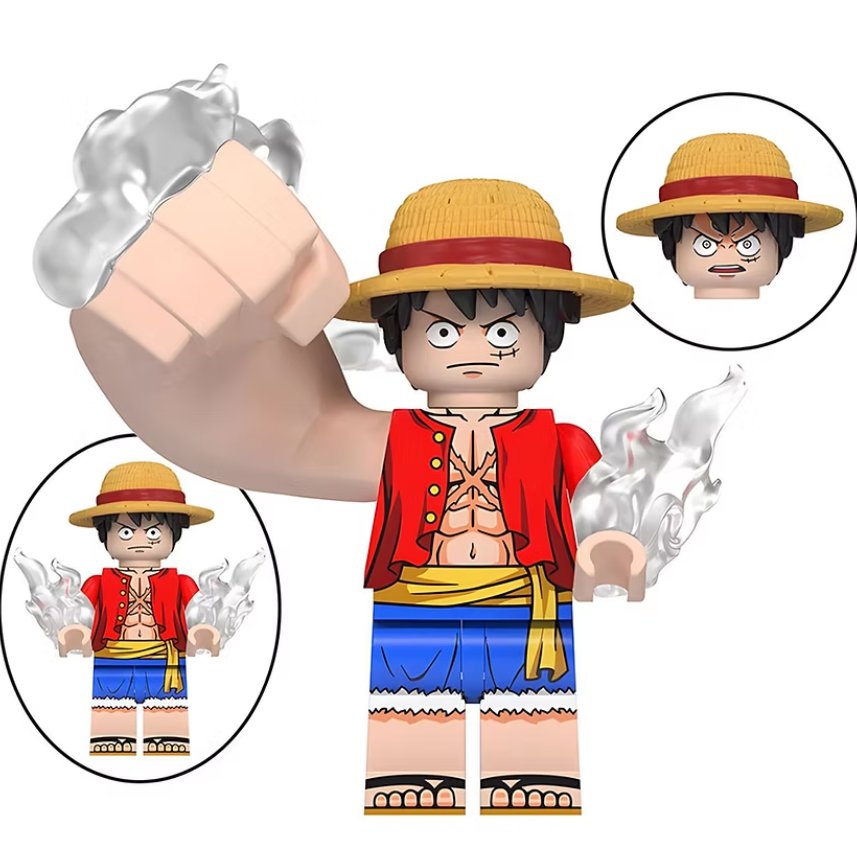 Monkey D. Luffy Minifigure Semut Toys Minifigure Collection