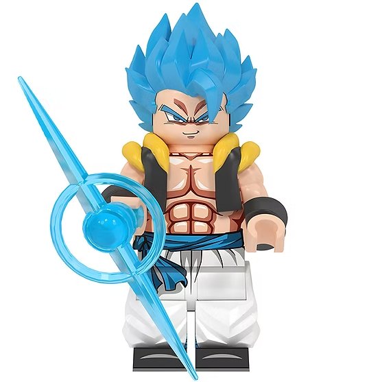 Gogeta SSJ Blue Minifigure Semut Toys Minifigure Collection