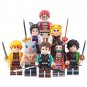 Demon Slayer 8 Set Minifigure Semut Toys Minifigure Collection