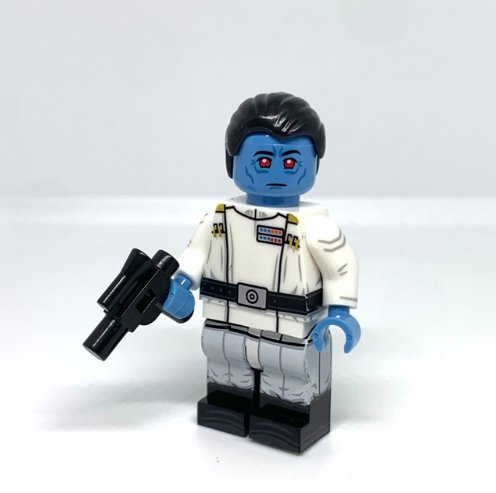 Grand Admiral Thrawn Star Wars Ahsoka Minifigure Semut Toys