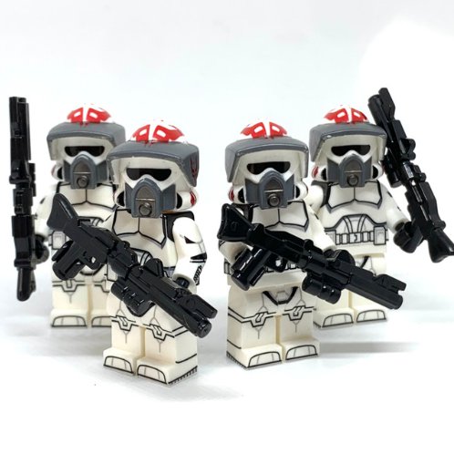 4x Kamino ARF Trooper Star Wars Clone Troopers Minifigure Semut Toys