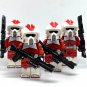 4x Coruscant Guard ARF Trooper Star Wars Clone Shock Troopers Minifigure Semut Toys