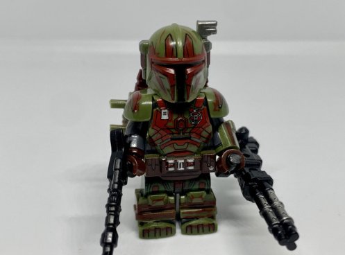 Heavy Mandalorian Star Wars Mandalorian Death Watch Warrior (Green) Minifigure Semut Toys