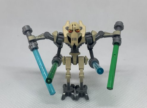 General Grievous Star Wars Droid Tan Minifigure Semut Toys