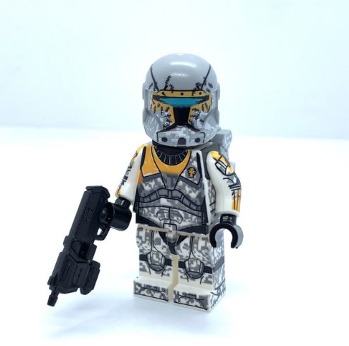 Gregor Clone Commando Star Wars Clone Commando with DC-17m Minifigure Semut Toys