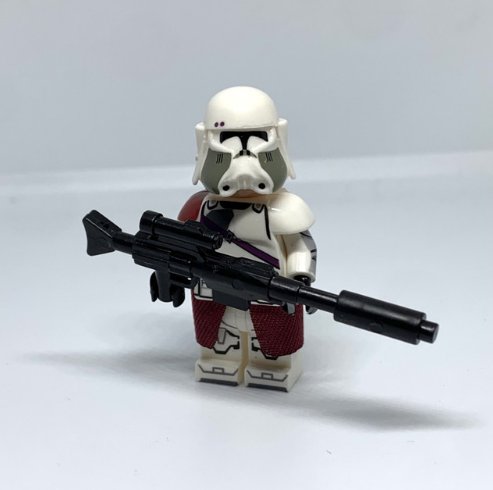 Commander Bacara Star Wars Mygeeto Nova Corps Clone Trooper Sniper Rifle Minifigure Semut Toys