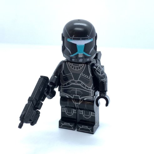 Omega Squad Clone Commando Star Wars Clone Shadow Commando with DC-17mMinifigure Semut Toys