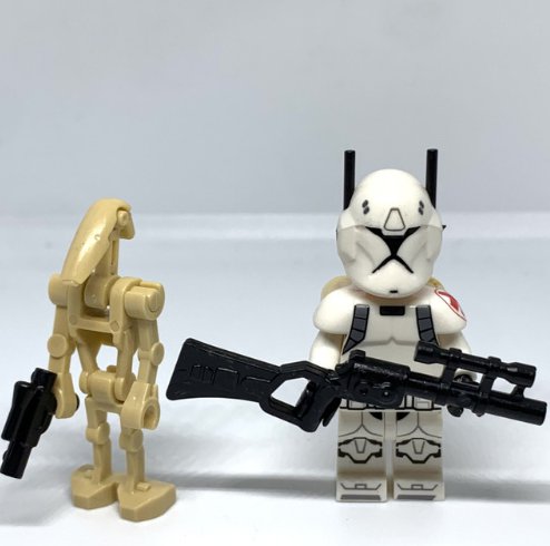 Comms Clone Trooper Star Wars The Clone Comms Trooper vs Battle Droid Minifigure Semut Toys