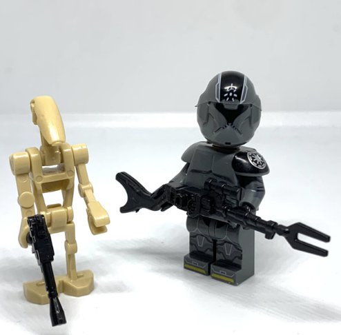 Spark Clone Trooper Star Wars The Clone Wars Comms Trooper vs Battle Droid Minifigure Semut Toys
