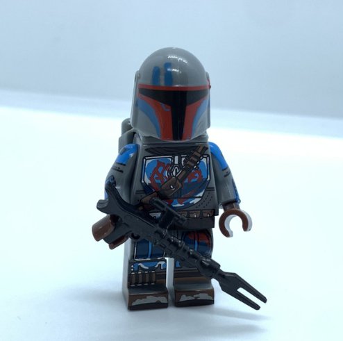 Death Watch Star Wars Mandalorian Death Watch Warrior (Blue/grey) Minifigure Semut Toys