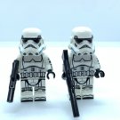 2 Stormtrooper Star Wars Imperial Army Troopers with Blasters Minifigure Semut Toys