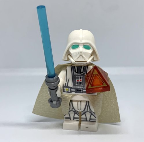 White Darth Vader Star Wars Sith Lord with Holocron Redeemed Vader Minifigure Semut Toys