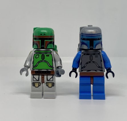Classic Boba Fett and Jango Fett Star Wars Mandalorian Bounty Hunters Minifigure Semut Toys