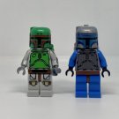 Classic Boba Fett and Jango Fett Star Wars Mandalorian Bounty Hunters Minifigure Semut Toys