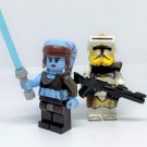 Aayla Secura and Commander Bly Star Wars Jedi and 327th Clone Trooper Minifigure Semut Toys