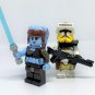 Aayla Secura and Commander Bly Star Wars Jedi and 327th Clone Trooper Minifigure Semut Toys