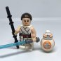 Rey and BB-8 Star Wars The Force Awakens Minifigure Semut Toys
