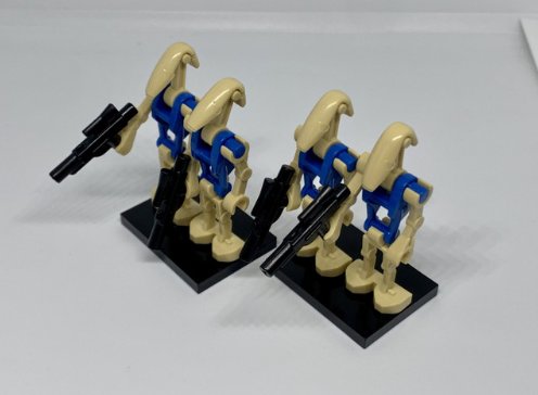 Blue Pilot Battle Droid Star Wars B1 Battle Droids Minifigure Semut Toys