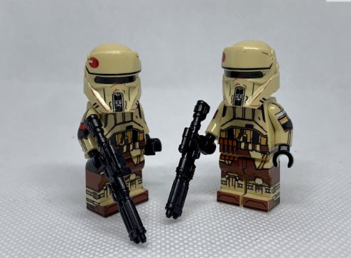 2 Shoretrooper Star Wars Imperial Army Scarif Rogue One Minifigure Semut Toys