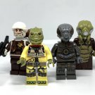 Star Wars Bounty Hunter Bossk Zuckuss 4-LOM Dengar Minifigure Semut Toys