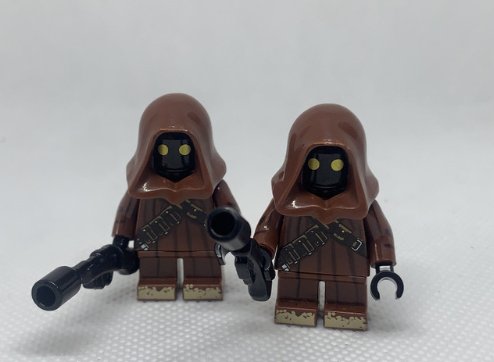 2 Jawa Star Wars Tatooine Scavengers with Ion Blasters Minifigure Semut Toys