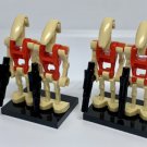 Red Security Battle Droid Star Wars B1 Battle Droids Minifigure Semut Toys