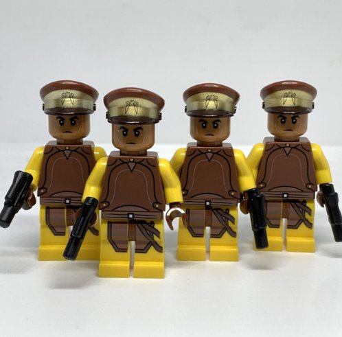 4 Naboo Guard Star Wars Naboo Security Force Minifigure Semut Toys